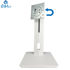 Qihui  100*100mm Vesa  Ips Gaming Desktop Height Adjustable Computer Screen Bracket Free Lifting Rotary Lcd Led Monitors Stand