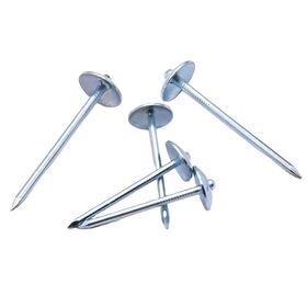 Factory price electro galvanized Q195 umbrella roofing nail Twist Shank Roofing Nails from China Factory