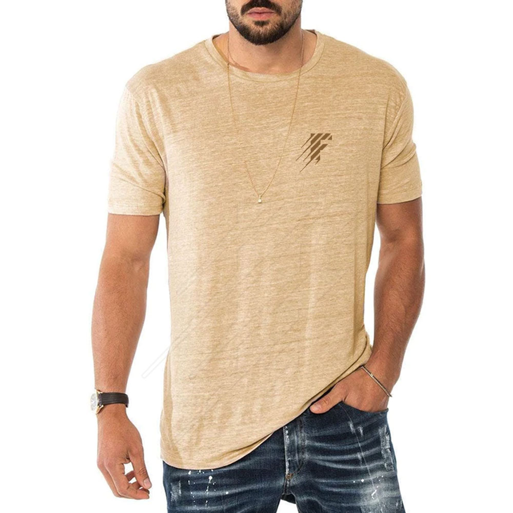 FUS SPORTS Men Slim Fit Casual Wear T-Shirt Best Price Cheap Promotional Men's T-Shirt