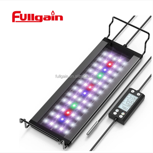 Fullgain FG178 24/7 Smart Auto On/off Programmable Aluminium Housing Led Aquarium Light with Thermometer Alarm Fish Tank Light