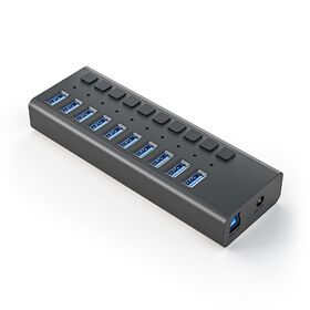 Industrial usb 3.0 hub OEM 10 USB 3.0 Data ports HUB to your laptop or desktop computer