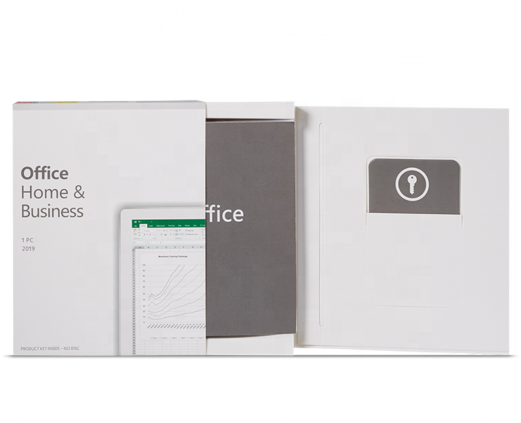 Huizhou Anruo Electronics Co., Ltd. office 2019 Home and business for PC Keycard box English/korean for PC 100% online Activation license Office 2019HB Key