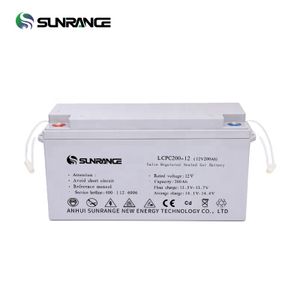 Free Solar Energy  200Ah 12V Gel Solar Battery Solar Energy System With Battery