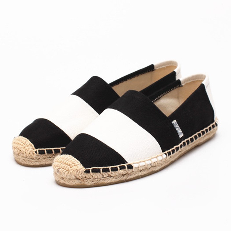 Men's Espadrilles for Summer Canvas Slip Loafers Custom Breathable  Casual Factory direct sales