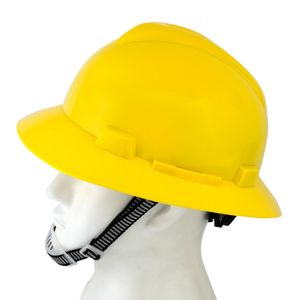 Hot-Selling ANSI CE V-Gard HDPE Full Brim Construction Hard Hat Industrial Protective Safety Helmet for Workers