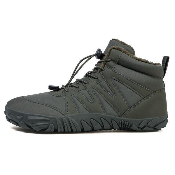 Winter Fur Breathable Hiking Shoes 35-47 Men Sneakers Outdoor Waterproof Trekking Mountain Climbing Sports Shoes Snow Boots