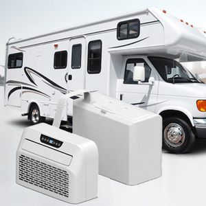 Smart mobile split caravan camping air conditioner with cooling dehumidifier WIFI