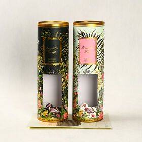 100% biodegradable packaging cardboard containers round paper tube with clear window for aromatherapy