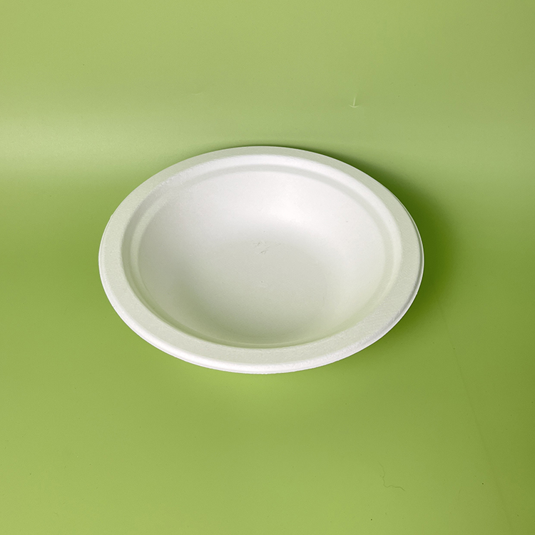 Environmentally Friendly  Pulp Food 16oz Bowl Paper Pulp Natural Sugarcane Disposable Bagasse Packaging Bowl
