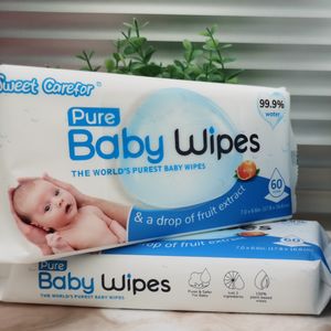 [Distributors Wanted] Water Baby Wipes Sweet Carefor Baby wipe 99.9% water sensitive skin non-addictive  Exclusive Formu