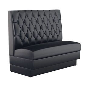 Custom Restaurant Booths Modern Black Commercial Restaurant Furniture Booth SeatingPopular