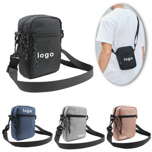 Customizable Logo  Fashion Small Cross Body Unisex Shoulder Tool Bag Promotion Gift Custom Men Designer Bags Messenger bags