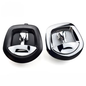 Zinc Alloy Silver Door Lock T-type Fishtail Lock Black Paddle Lock