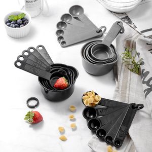 Multi Purpose Spoons Cup Measuring Tools 10pcs Stainless Steel Cup Measuring Cups and Measuring Spoons Set