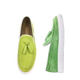 Dreamy Stark Customized Logo Loafer Shoes For Men Cow Leather Suede Men's Luxury Loafers Shoes cow sued Casual Shoes loro