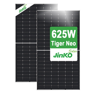 Jinko Tiger Neo N-Type 66Hl4M-Bdv Solar Panel 605W 610 Watts Dual Glass 615W 620W 625W 630W Pv Panels Hjt Solar Panels
