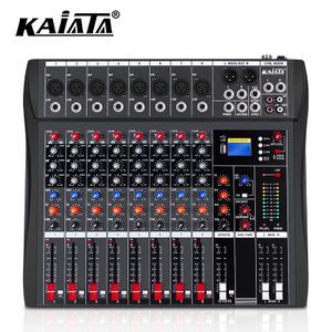 KAIKA CT8 Professional 8 Channel    Digital Effector  Stage Controller DJ Audio Mixer