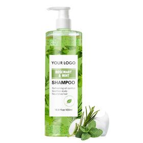 Natural Organic Dry Dandruff Rosemary Mint Hair Shampoo Wholesale No Logo Oem Private Label Manufacturer