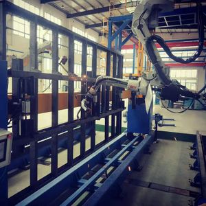 SHUIPO Trailer frame welding robot aluminum tank welding machine