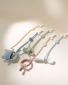 Flexible and Rust-Free Holders Silicone Pacifier Clips Baby Strap Newborns for Teething Relief and Baby Essentials