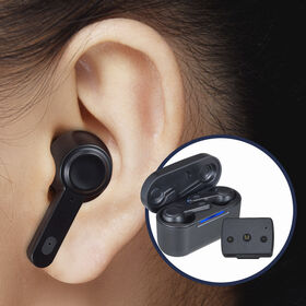 TWS Bluetooth Rechargeable Hearing Aids with Microphone Transmitter