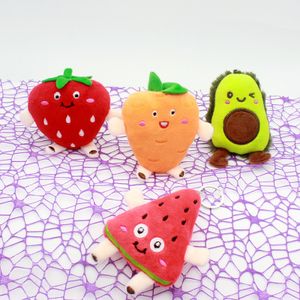 Avocado Stuffed Toy Mini Fruits  Carrot Strawberry Plush Plant Toy Kawaii Cartoon Cute Girls Boys Doll Plush Soft Pendant Gift