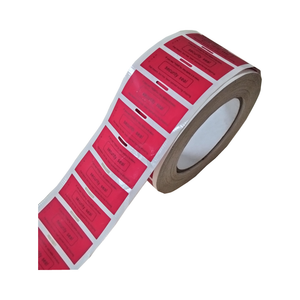 Custom security seal label tamper proof warranty sticker void tampered open void tamper evident label