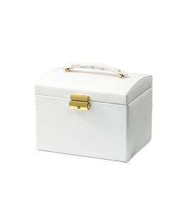 Portable Storage Box PU Leather Jewelry Box Large Capacity Jewelry Display Box