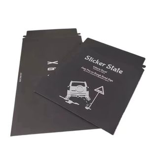Custom Black Cardboard Window Envelope Packaging Luxury Rigid Mailer Envelope Cardboard Shipping Hard Envelope With Silver Logo