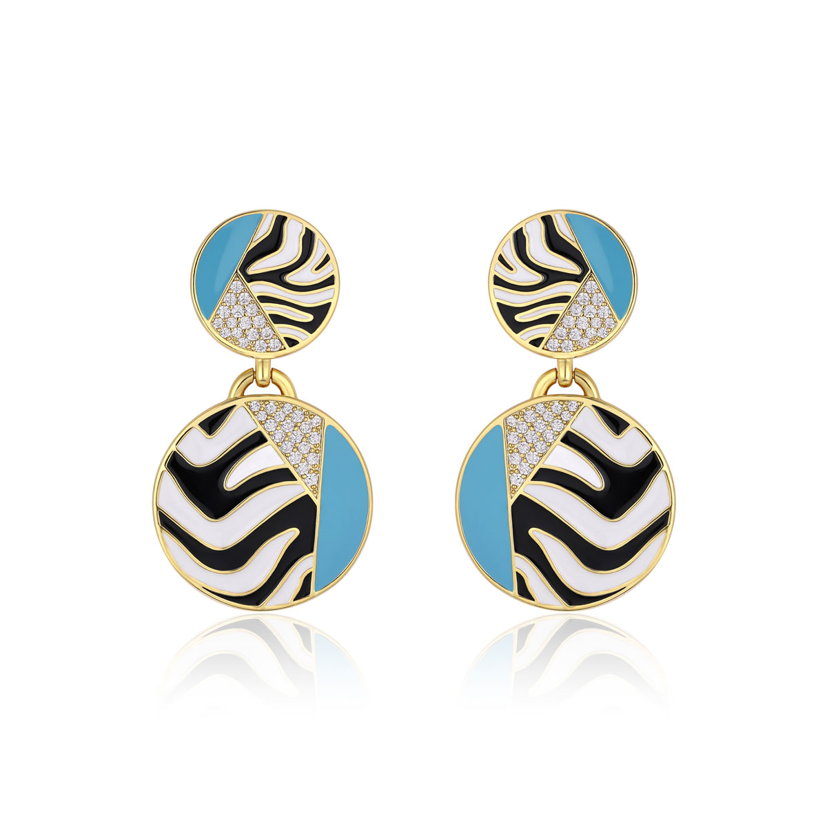 Guangzhou Tianlin Jewelry Co., Ltd. Original design fashion Turkish oil drop style luxury earrings