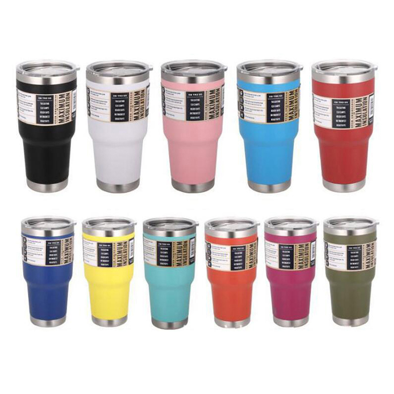 Fuzhou Fengjie Kaihang Trading Co., Ltd. Yety Termos 30oz Tumbler Double Wall Stainless Steel Coffee Mug Yetimugs Wine Mugs Beer Vasos Yetitumbler Original Water Bottles
