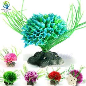 Aquarium simulation Aquarium fish tank landscape simulation plant ornamental aquatic plant climbing box simulation flower