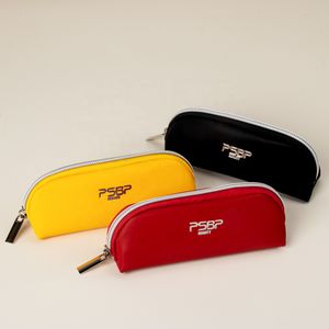 Portable Cosmetic Pouch Toiletry Bag PU Leather Makeup Kit Pouch Waterproof Travel Make-up Organizer Makeup Brushes Pouch