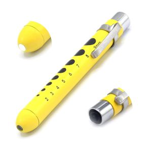 Best Quality Penlight Doctors Nurse Pen Light with Pupil Gauge Bright LED with Batteries Professional Medical Devices Pin tech I