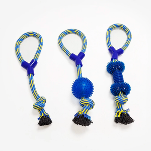 Wholesale Pet Puzzle Cotton Rope Toy High Quality Durable Safe Non-toxic Animal Design Dog Squeaky Toy