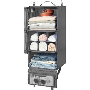 Lightweight Expandable Travel Shelf Organizer Hanging Packing Cube for Luggage
