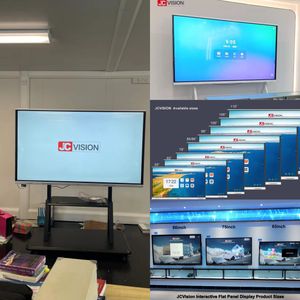 JCVISION 75 inch interactive touch screen flat panel display Whiteboard for E-teaching