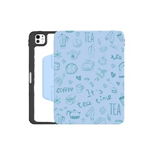 Tablet Stand Case 360 Rotating Clear Acrylic Protective Case for iPad Pro 11 13 inch 2024 iPad Air 11" 13" Rotation Leather Case