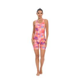 Women Professional Swimwear Customized Racing Bikini Competition One Piece Swimsuit water through swimwear
