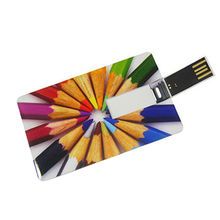 Customized card USB flash drive with printing logo credit card USB 1GB 2GB 4GB 8GB 16GB 32GB