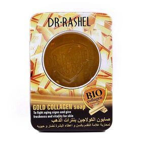 DR.RASHEL 100g Gold Gollagen Skin Care Soap Freshness Vitality Whitening Facial Soap