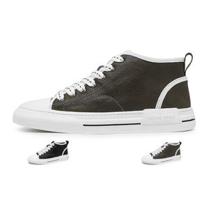 2024 New Arrival Men's Autumn Fashion Sneakers Breathable Brown High Top Mesh Upper Walking Style Shoes Custom Logo