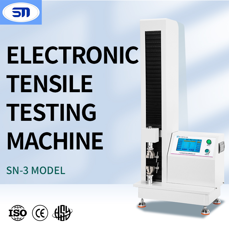 Lab Equipment Tensile Tester Packaging Material Testing System Rubber Tensile Tester Tensile Material Test Machine SN-3