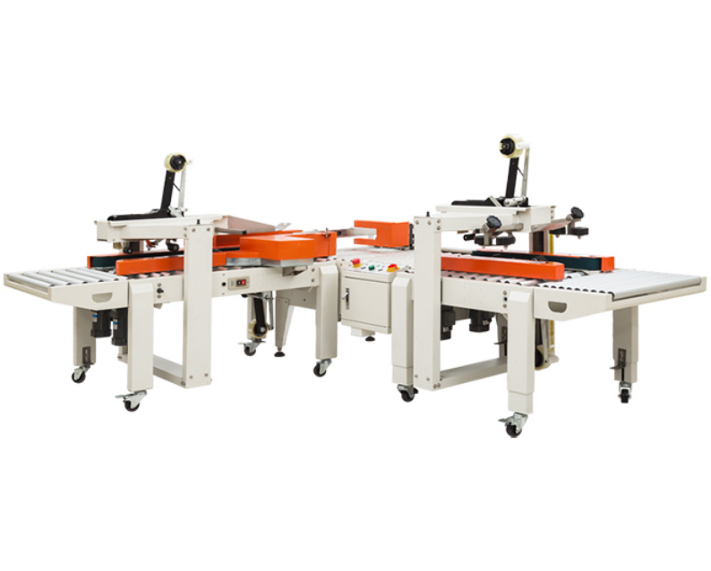 Xianyang Chic Machinery Co., Ltd. Cross sealing box fully automatic corner cross tape sealing machine, postal e-commerce express box packaging machine