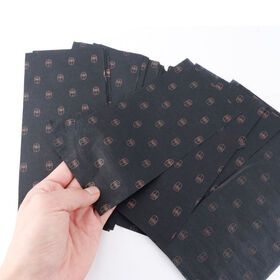 Custom printed tissue paper packaging for hair extension