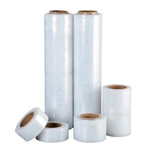 PE Plastic Wrapping Film Pallet Packing Wrap Roll Stretch Film 10 Mic to 50 micron Lldpe Handy LLDPE Stretch Film