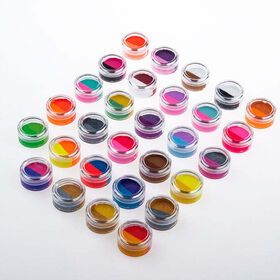 Fancy makeup two color 10g facepainting stencils professional face painting kit face body paint liquid glitter eye liner