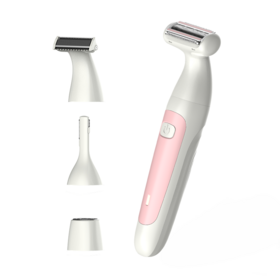 ALL IN 1 Lady Trimmer Foil Shaver T-balde Shaver Eyebrow Trimmer and Facial Trimmer Painless No Irritation To Skin Hair Removal