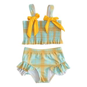 Baby Swimsuit Baby Printing Swimsuit Princess Little Girl Swimsuit Two-piece Beach Baby Clothes Kids Bathing Suits