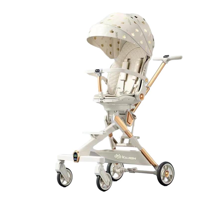 Guangzong County Hengkuan Bicycle Accessories Factory TENVEL baby buggy 3 in 1 Stroller kids Light Weight Baby Carriage Big Sunshade 3 year old high Landscape baby stroller
